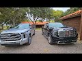 $80k LUXURY TRUCK BATTLE! GMC Denali vs Toyota Tundra Capstone!