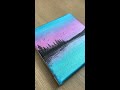 Satisfying Acrylic Painting Tutorial For Beginners | Simple Forest Painting #shorts