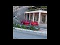 Ferrari F40 on fire in Monaco