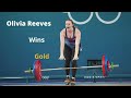 Watch Party: Olivia Reeves goes for gold