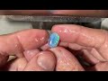LIVE rough opal cutting. First of the new year