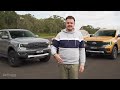 Ford Ranger Raptor v Wildtrak V6 v Wildtrak 4cyl Dragparison: Drag race, sound test & 0-100!