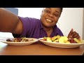 Eating fruits and vegetables and telling important story in the UK🇬🇧 enjoy.#mukbang #food #subscribe