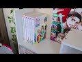 vlog #1// manga shopping + haul, organizing manga with new shelf, daiso 🧚🏻‍♀️