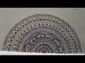 mandala art on switchboard | switch board mandala art | easy mandala art | My first attempt on wall