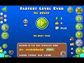 Fastest Completed Level in Geometry Dash 2.2?