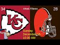Cleveland Browns 2024-25 Schedule Predictions!
