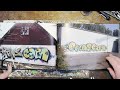 Flipthrough - PRINS1 graffitin book - Danish old school graffiti writer - works from 1985-2022