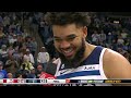 Karl-Anthony Towns CELEBRATES His Return, Postgame Interview | March 22, 2023