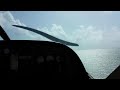 Cessna Caravan takeoff from Placencia, Belize