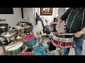 Super Shorty Double Snare - Custom Top Head Wires (tennis synth gut wires)