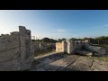 DJI Avata flying around ruins in Cyprus