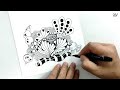 39 # 100 days of tangling | zentangle 100 day challenge | zentangle doodle art | zentangle art