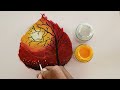 Easy Painting || painting on leaf 🍃 || acrylic painting #ashart