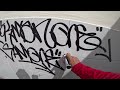 Graffiti test with Wekman Nero d'Inferno + Edding T1000 Mix ink