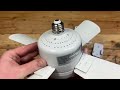 Bell Howell Socket FanLight - The Light Bulb Ceiling Fan