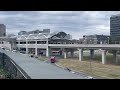 Wmata and Fairfax Connector Action at Tysons Corner.