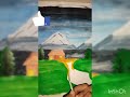 mountain painting tutorial#shorts #painting #viral