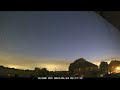 Night of 23rd/24th June timelapse, Irlam: Noctilucent clouds