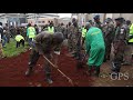 Governor Mike Sonko beautifies Ngong Road and launches the green program