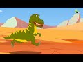 Supercar Rikki Caught between the Big Dinosaurs | Cartoons for Children