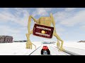 Epic Escape From Monster McQueen Eater, Megahorn, Lightning McQueen Eater Giant Bot|BeamNG.Drive