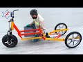 Build An Amazing Folding Cargo Electric Bike For Workshop