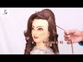 curly hair style girl for wedding l bridal hairstyle l easy open hairstyles l new hairstyle 2024