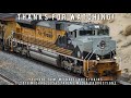 4K - Union Pacific's Rio Grande Heritage Unit #1989 in Southern California: February 2018