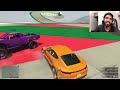 Car vs Car 🚗🚨 Sumo Challenge 69.69% People Fall Down in This GTA 5 Race!!!?🏁🌎🤯
