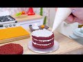 Create a Delicious Cake Rainbow Skittles Jelly Bottle 🌈 Tiny Treats Desserts ASMR