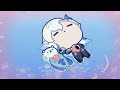 An otterly adorable 1 hour loop of Pipo Pipo ぴぽぴぽ (セラニポージ Serani Poji) #Neuvillette