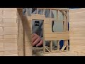 Popsicle stick house construction | video 12