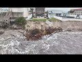 Drone video of the flooding and destruction New Smyrna Beach, FL from Hurricane Nicole -11/10/2022