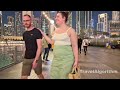 Dubai [4k] Amazing Burj Khalifa, City Center Night Walking Tour 🇦🇪