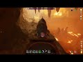 Exploring Lava Cave on Ark Survival Ascended