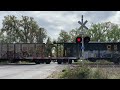 CSX 5329 leads an eastbound rock train through Fussels Corner, FL!