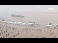 Impactantes imágenes: Fuertes lluvias en China dejan 110 mil evacuados, muertos y desaparecidos