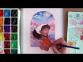 Trying out Jelly Gouache Paints ✨ & talking about doing art full time