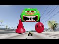 Epic Escape From The Lightning McQueen Lizard Eater, Megahorn, Car Eater, Bus Eater |BeamNG.Drive