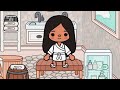 🌿 AESTHETIC MORNING ROUTINE 🌼 featuring *GET GLOSSY* pack | Toca boca LIFE 🌎 ROLEPLAY *voiced* 🔊