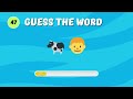 Guess the WORD by EMOJI? 🧐 Emoji Puzzles Quiz ✅