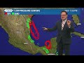 Wednesday 6 PM Tropical Update: Hurricane Beryl continues to weaken