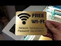 Wi-Fi sign for my visitors