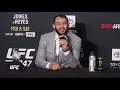 Dominick Reyes reacts to Jon Jones defeat | UFC 247 Post Fight Press Conference