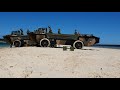 Camping at Inskip Point - surprised to see the Army there