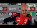 Erik ten Hag embargoed pre-match press conference | Man City v Manchester United | Community Shield