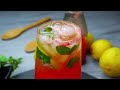 Sunset Mocktail Recipe | Sunrise Mocktail Summer Drink | Refreshing Watermelon & Orange Mocktail