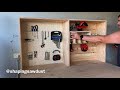 Folding Workbench With Tool Storage