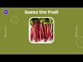 Guess Fruit in 3 Seconds | Fruit Guessing Challenge🍎🍍🍓🍌| From Easy to Impossible | Kids Learning
